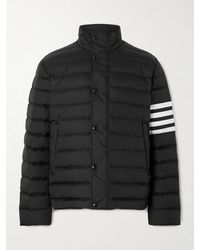 Thom Browne - Striped Quilted Ripstop Down Jacket - Lyst