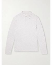 Hartford - Cotton And Cashmere-Blend Polo Shirt - Lyst