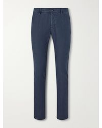 Slowear - Straight-Leg Stretch-Cotton Trousers - Lyst