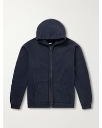 A.PRESSE - Vintage Cotton-jersey Zip-up Hoodie - Lyst
