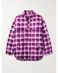 Acne Studios - Osadia Oversized Checked Organic Cotton-Flannel Shirt - Lyst
