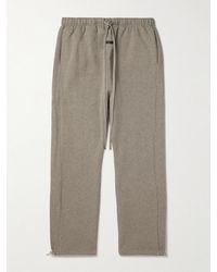 Fear Of God - Schmal zulaufende Jogginghose aus Jersey aus einer Baumwollmischung mit Logoapplikation - Lyst