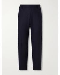 Boglioli - Straight-Leg Woven Virgin Wool Trousers - Lyst