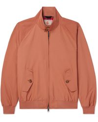 Baracuta - G9 Cotton-Blend Harrington Jacket - Lyst