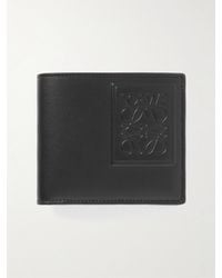 Loewe - Logo-Embossed Leather Billfold Wallet - Lyst