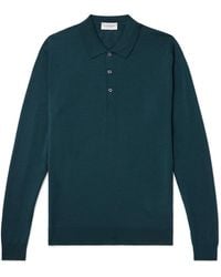 John Smedley - Belper Slim-Fit Merino Wool Polo Shirt - Lyst