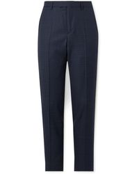 Paul Smith - Straight-Leg Checked Wool Suit Trousers - Lyst