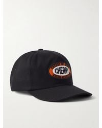 CHERRY LA - Logo-appliquèd Cotton-twill Baseball Cap - Lyst