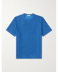 MR P. - Textured Cotton T-shirt - Lyst