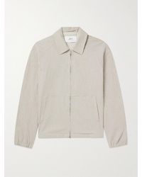 MR P. - Golf Gingham Cotton-blend Seersucker Blouson Jacket - Lyst