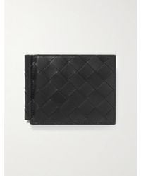 Bottega Veneta - Intrecciato Leather Billfold Wallet With Money Clip - Lyst