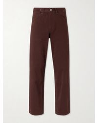 FRIZMWORKS - Straight-Leg Cotton-Blend Trousers - Lyst