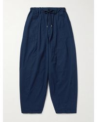 FRIZMWORKS - Balloon Barrel-Hose aus Baumwoll-Twill mit Kordelzugbund - Lyst