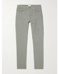 Sid Mashburn - Straight-Leg Hemp And Cotton-Blend Canvas Trousers - Lyst
