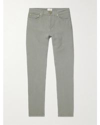 Sid Mashburn - Straight-Leg Hemp And Cotton-Blend Canvas Trousers - Lyst