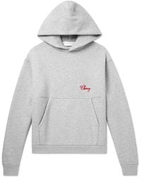 CHERRY LA - Logo-embroidered Cotton-blend Jersey Hoodie - Lyst