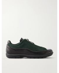 Diemme - Licata Leather-Trimmed Suede Sneakers - Lyst