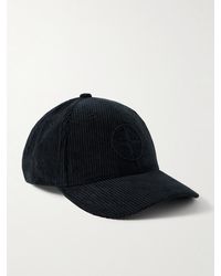 Stone Island - Logo-Embroidered Cotton-Corduroy Baseball Cap - Lyst