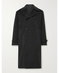Saman Amel - Double-breasted Brushed-cashmere Overcoat - Lyst