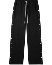 Rick Owens - Pusher Cotton-twill Drawstring Trousers - Lyst