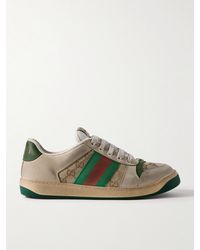 Gucci - Screener Leather Sneaker - Lyst