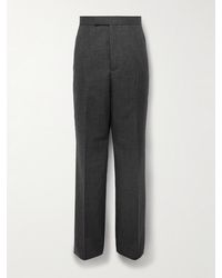Thom Browne - Straight-Leg Virgin Wool Trousers - Lyst