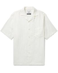 Portuguese Flannel - Dogtown Convertible-collar Linen Shirt - Lyst