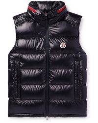 Moncler - Ouse Logo-appliquéd Quilted Shell Down Gilet - Lyst