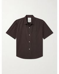 mfpen - New Input Striped Cotton-Poplin Shirt - Lyst