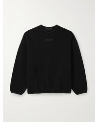 Fear Of God - Logo-appliquéd Cotton-blend Jersey Sweatshirt - Lyst