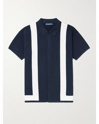 Frescobol Carioca - Barretos Striped Knitted Cotton Shirt - Lyst