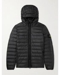 Stone Island - Logo-Appliquéd Quilted Shell Hooded Down Jacket - Lyst