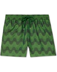 Frescobol Carioca - Rio Straight-Leg Mid-Length Printed Recycled Swim Shorts - Lyst