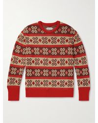 Bode - Begonia Wool-jacquard Sweater - Lyst