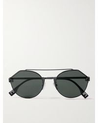 Fendi - Sky Metal Round-frame Sunglasses - Lyst