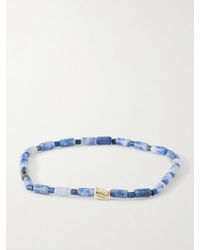 Luis Morais - 14-Karat Glass Beaded Bracelet - Lyst