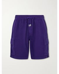 Vilebrequin - Straight-Leg Linen Drawstring Cargo Shorts - Lyst