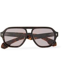 Jacques Marie Mage - Last Frontier Vi Wildhorse Aviator-Style Acetate, - And-Tone Sunglasses - Lyst