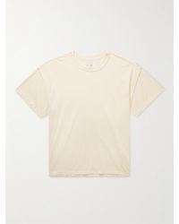 Les Tien - Inside Out Lightweight Combed Cotton-Jersey T-Shirt - Lyst