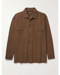 Monitaly - 50's Milano Cotton-corduroy Shirt - Lyst