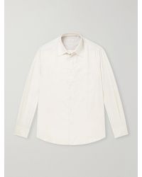 Brunello Cucinelli - Button-Down Cotton-Poplin Shirt - Lyst