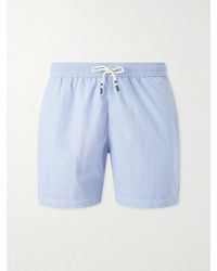 Hartford - Slim-Fit Mid-Length Swim Shorts - Lyst