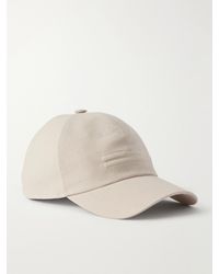 ZEGNA - Oasi Logo-Detailed Linen Baseball Cap - Lyst