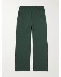 Gucci - Straight-Leg Logo-Jacquard Tech-Jersey Sweatpants - Lyst