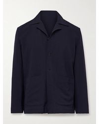 STÒFFA - Wool-seersucker Jacket - Lyst