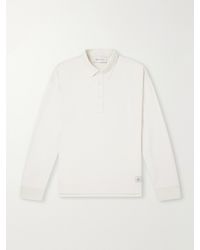 Ami Paris - Logo-Appliquéd Cotton-Jersey Polo Shirt - Lyst