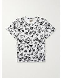 GALLERY DEPT. - Skull Printed Cotton-Jersey T-Shirt - Lyst