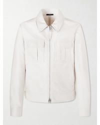 Tom Ford - Slim-Fit Cotton-Satin Blouson Jacket - Lyst