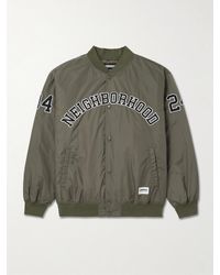 Neighborhood - Logo-Appliquéd Nylon Bomber Jacket - Lyst