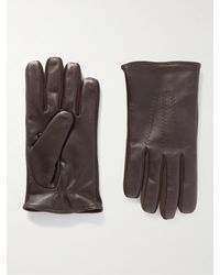 MR P. - Leather And Suede Gloves - Lyst